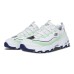 Skechers D'LITES 1.0 Splashed Jasper Breathable Moisture-Wicking Coverage Low-Top Chunky Sneakers Women's Green White White green, 36