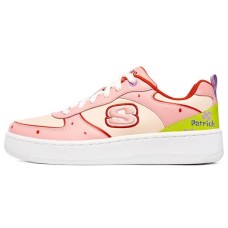 Skechers X Spongebob Sport Court 92 'Pink Green White' Women's 36.5