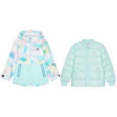 Skechers Down Jacket Multicolor Dreamy Starry Sky Teenagers 彩色梦幻星空, 140