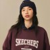 Skechers Sportlife Sweatshirt Unisex Pink Purple Pinkish-Brown-02C9, XS