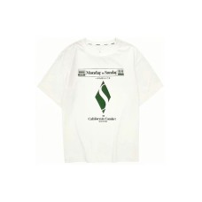 Skechers Diamond Series T Shirt Unisex Ice Cream Ecru Ice Cream Beige White/04CL, L