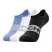 Skechers No Show Socks Unisex 3 Pack 3 Pack (Blue+White+Black), S
