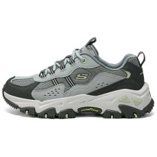 Skechers OUTDOOR Anti-Slip Wear-Resistant Low-Top Outdoor Shoes Women's Gray Black Green Charcoal gray/multicolor, 37