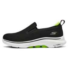 Skechers Cushioning Wear-Resistant Low-Top Casual Shoes Men's Black White Черно-белый, 42