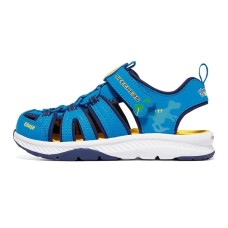Skechers Wear-Resistant Breathable Slip-Resistant Children's Sandals Blue Teenagers 35