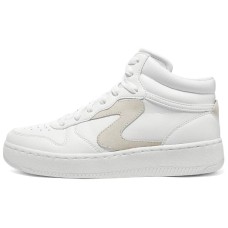 Skechers Sport Court 92 Durable Breathable Mid-Top Skateboard Shoes Women's White Белый, 37