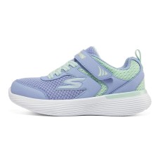 Skechers Go Run 400 V2 Slip Resistant Cushioning Abrasion Resistant Low Top Kids' Running Shoes Blue Green Teenagers 27.5