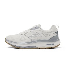 Skechers Cushioning Coverage Rebound Low-Top Casual Running Shoes Men's White Белый, 41