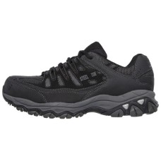 Skechers Relaxed Fit Cushioning, Slip Resistant, And Abrasion Resistant Low Top Hiking Shoes Men's Black 44