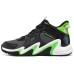 Skechers Skech-Flow Boys Slip-Resistant Anti-Kick Mid-Top Children's Basketball Shoes Black Lemon Teenagers Black Lemon, 30