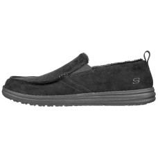 Skechers Relaxed Fit Melson-Willmore Cushioning Anti-Slip And Wear-Resistant Low-Top Casual Shoes Men's Black 41