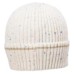 Skechers Knitted Fabric Beanies Unisex Ivory White OS, Ivory White