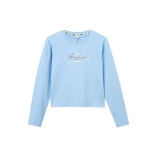 Skechers Sweatshirt Women's Cerulean Sky Sky Blue/Cerulean/0147, S
