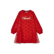 Skechers Grade School Dresses Red Background with Auspicious Pattern All over Print/03NB, 140