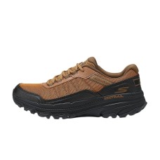 Skechers MEN'S GO Non-slip Support Low-Top Casual Running Shoes Men's Brown Black Brown Black, 44