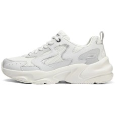 Skechers BOBS BAMINA 2 Cushioned Wear-Resistant Breathable Low-Top Chunky Sneakers Women's Light Gray Серый, 38