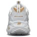 Skechers D'LITES 1.0 Cushioned Slip-Resistant Breathable Low-Top Chunky Sneakers Women's White Gold Белый, 37