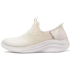 Skechers Slip Ins Hands Free Slip-Ins Anti-Slip And Wear-Resistant Breathable Low-Top Casual Shoes Women's White Белый, 36.5