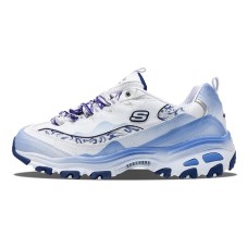 Skechers D'Lites 1.0 Chunky Sneakers Women's Low-Top Blue/White Синий, 35
