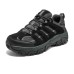 Skechers OUTDOOR Wear-Resistant Support Balance Lightweight Rebound Low-Top Outdoor Shoes Women's Black Gray Black/charcoal gray, 36