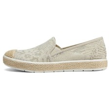 Skechers Espadrilles Breathable Lightweight Low-Top Casual Shoes Women's Natural Бежевый, 37