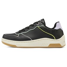 Skechers Street Anti Slip Wear Resistant Low Top Skateboard Shoes Women's Black Multicolor 35