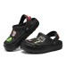 Skechers Foamies Cushioning Abrasion Resistant Breathable Children's Sandals Black Kids' Черный, 30