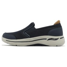 Skechers Go Walk Arch Fit Cushioning And Breathable Low Top Casual Shoes Men's Dark Blue Синий, 42.5