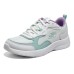 Skechers Cushioning Anti-Slip And Wear-Resistant Low-Top Casual Shoes Women's White Cyan Белый, 35
