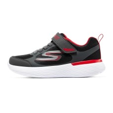 Skechers Go Run 400 V2 Anti Slip Wear Resistant Low Top Kids Lifestyle Shoes Black Red Teenagers 36