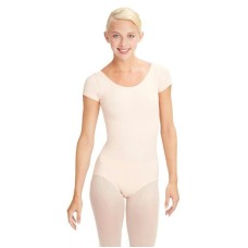 Women's Short Sleeve Leotard Розовый, Large
