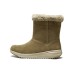 Skechers ON THE GO STELLAR Thermal Abrasion Resistant Slip Resistant Crew Snow Boots Women's Brown Коричневый, 36