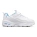 Skechers D'LITES Series 1.0 Anti-Slip Wear-Resistant Breathable Lightweight Sports Casual Shoes White Kids' 27.5