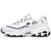 Skechers D'Lites 1.0 Low Top Sneakers White/Black Women's 36