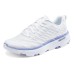 Skechers Cushioned Wear-Resistant Breathable Low-Top Casual Running Shoes Women's White White/Lavender, 38
