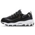 Skechers D'Lites Non-slip Lightweight Low-Top Chunky Sneakers Women's Black 35