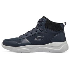 Skechers D'LITES WAVE Cushioning, Slip Resistant, And Abrasion Resistant High Top Casual Shoes Men's 42