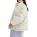 Skechers Sports Collection Puffer Jackets Unisex Cream Ecru cream ecru, L