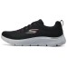 Skechers Cushioning Low-Top Casual Shoes Men's Black Red Красно-черный, 40