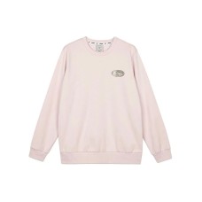 Skechers Colorful Sweatshirt Unisex Gray Pink Gray Pink, S