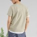 Skechers Stroll T-Shirts Men Rock Beige/00V8 Rock Beige/00V8, S