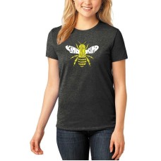 Women's Premium Blend Bee Kind Word Art T-shirt Черный, Small