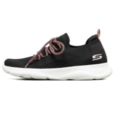 Skechers Bobs Surge Running Shoes Black/White/Pink Women's 35.5
