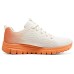 Skechers Graceful Square Sugar Collection Cushioning Wear-Resistant Low-Top Casual Shoes Women's White Orange 35