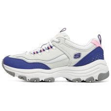 Skechers I-Conik Chunky Sneakers Women's Low-Top Blue White 37