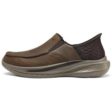Skechers SKECHERS MENS USA Anti-Slip And Wear-Resistant Breathable Low-Top Casual Shoes Men's Dark Brown Коричневый, 45.5
