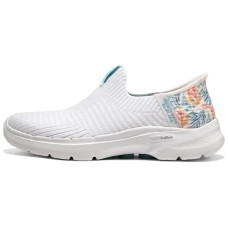 Skechers Go Walk 6 Tropical Bay 'White Multicolor' Women's 35.5