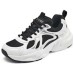 Skechers Cushioned Slip-Resistant Low-Top Chunky Sneakers Women's Black White Черно-белый, 36