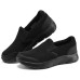 Skechers MEN'S GO WALK Anti-Slip And Wear-Resistant Warm Low-Top Casual Shoes Men's Black Черный, 42.5