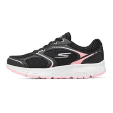 Skechers Go Run Consistent Anti-Slip Wear-Resistant Low-Top Running Shoes Women's Black Pink Black Pink, 37